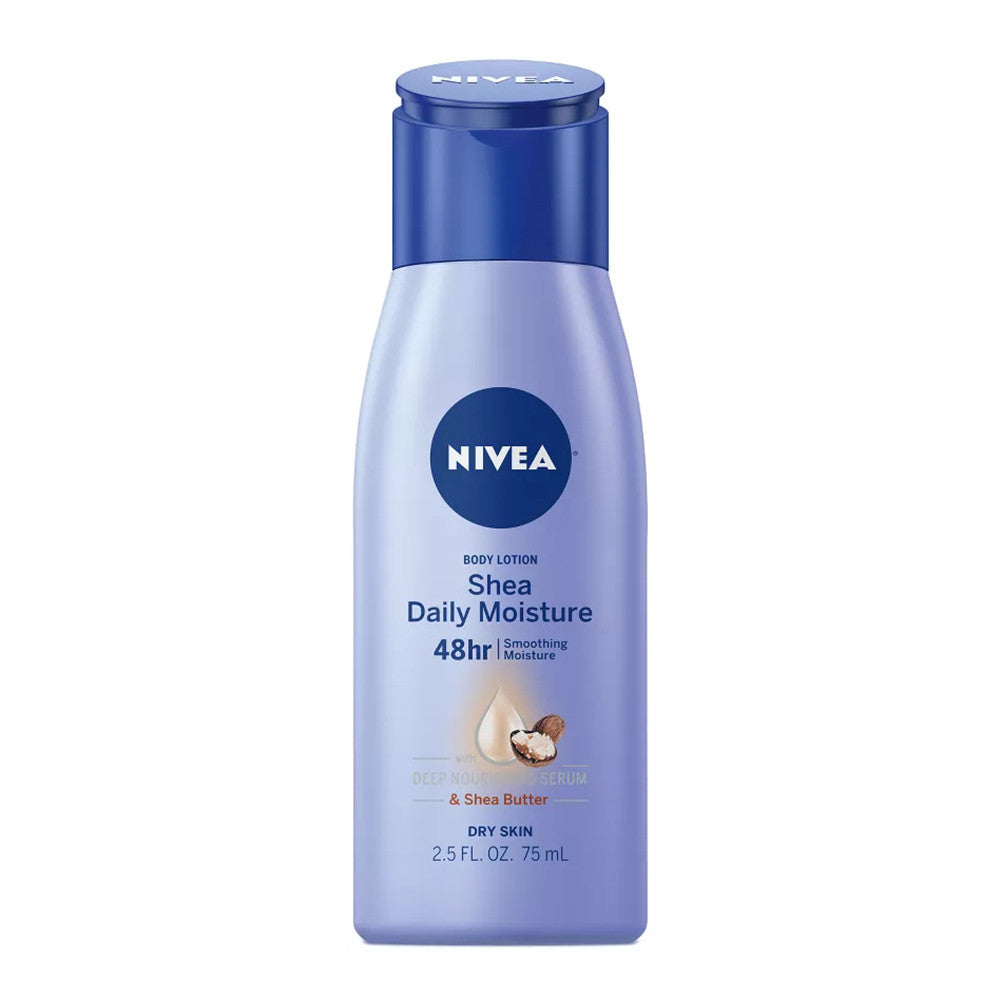 Nivea Shea Nourish Dry Skin Body Lotion With Shea Butter, 2.5 Oz